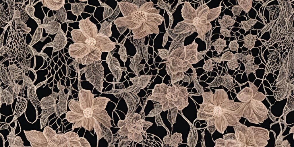 floral lace fabric